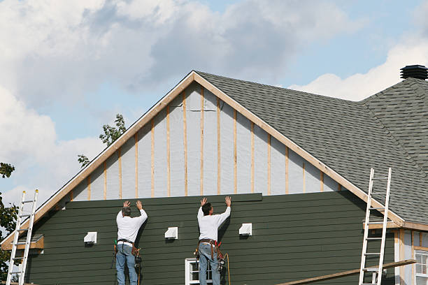 Professional Siding Repair technician working in Troutville, PA